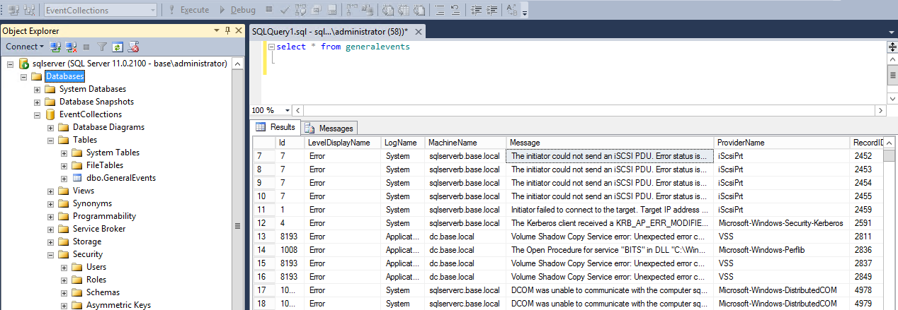 Import Window in Ida. Forwarded events